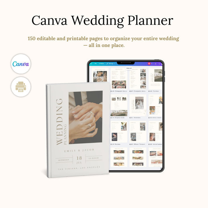 Canva Wedding Planner
